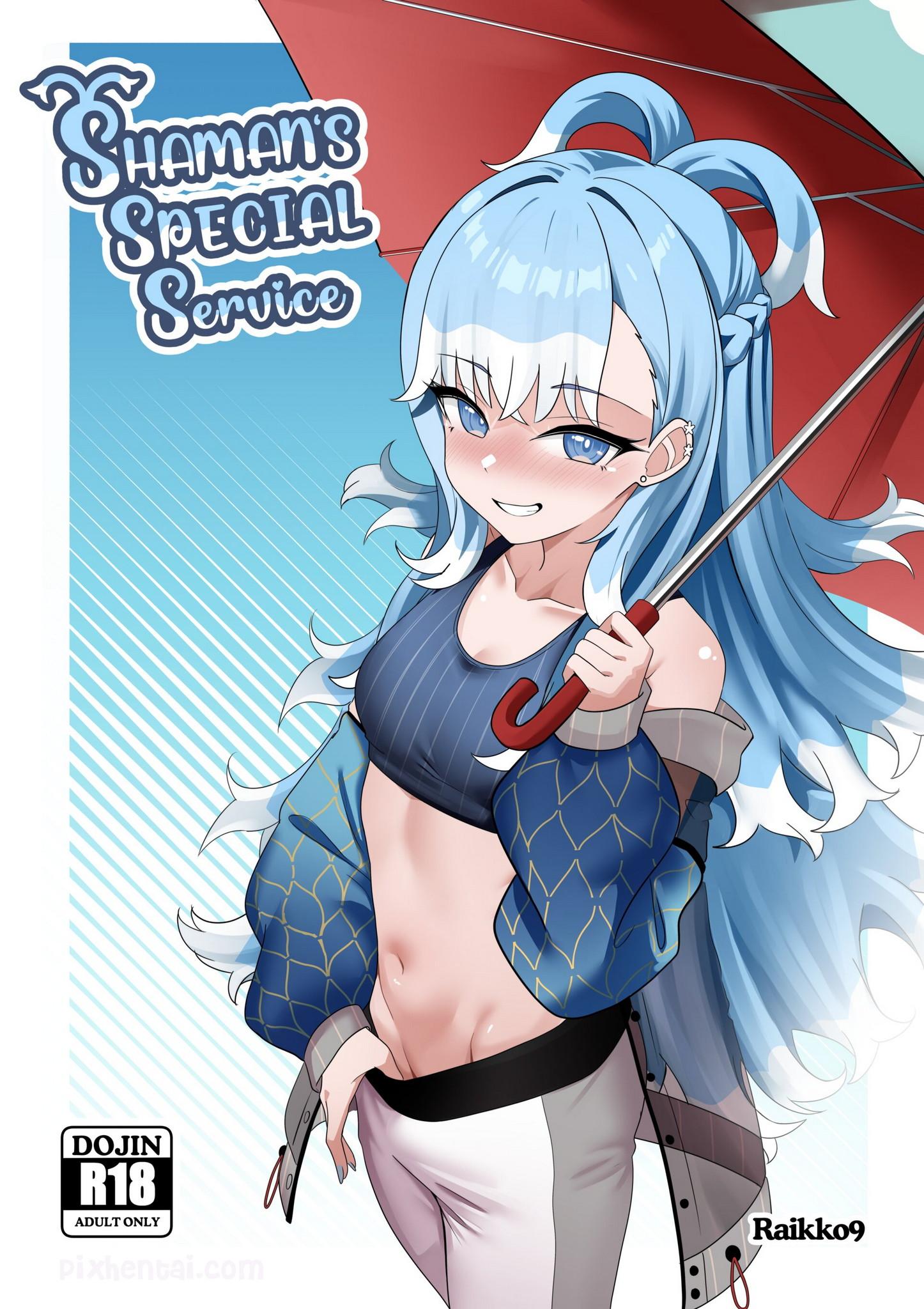 SHAMAN’S SPECIAL SERVICE (Kobo Kanaeru) Thumbnail SHAMAN’S SPECIAL SERVICE (Kobo Kanaeru) | Genre: Blowjob, Doggy, Doujinshi, Small Breasts, Small Tits, Sub Indo, Uncensored, Anime